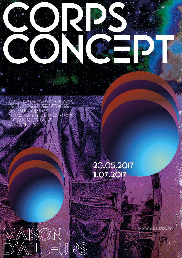 Affiche de l'exposition "Corps Concept"