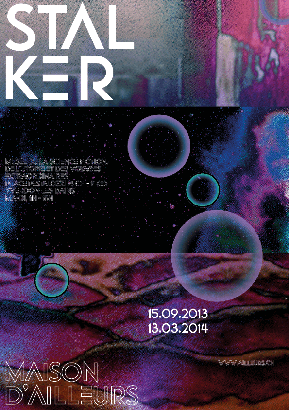 Affiche de l'exposition "Stalker"