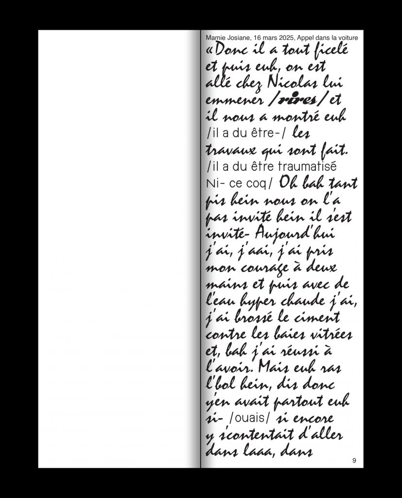 début texte coq